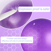 Small Pilates Ball 9 Inch Small Exercise Ball Mini Workout Yoga Balls for Gym Yoga, Core Training, Fitness, Workout, Stability, Improves Balance