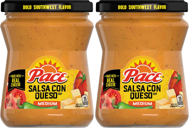 Pace Medium Queso Blanco Cheese Dip, 15 oz Jar