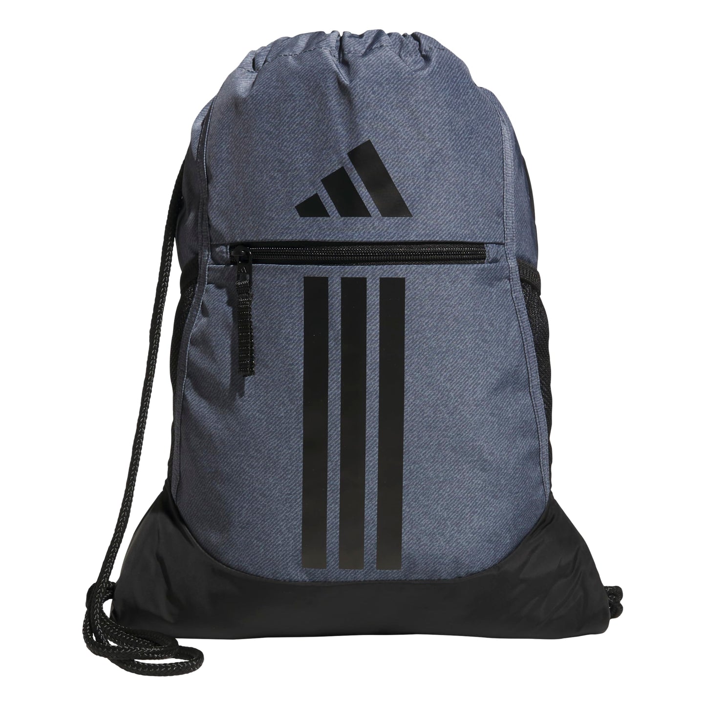 adidas Alliance Sackpack, Drawstring Backpack, Lightweight Small Gym Bag for Women and Men, Black, One Size