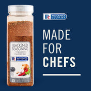 McCormick Culinary Seasoning, Blackened, Non GMO, No MSG added, For Quality Blackened Flavor in Culinary & Professional Kitchens, 23 oz