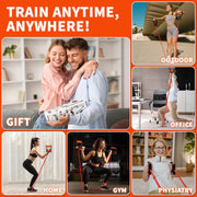 [2025 New] Northdeer Resistance Band with Patented Adjustable Handles, Exercise Band, Adjust Resistance Levels Instantly by Changing Band Length for Home Gym Yoga Pilates Full Body for Men Women