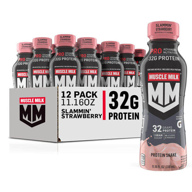Muscle Milk Pro Series Shake, Cookies 'n Creme, 11.16 Fl Oz Bottles (Pack of 12)