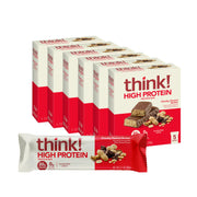 think! Protein Bars, High Protein Snacks, Gluten Free, Kosher Friendly, Creamy Peanut Butter, Nutrition Bars, 2.1 Oz per Bar, 12 Count (Packaging May Vary)
