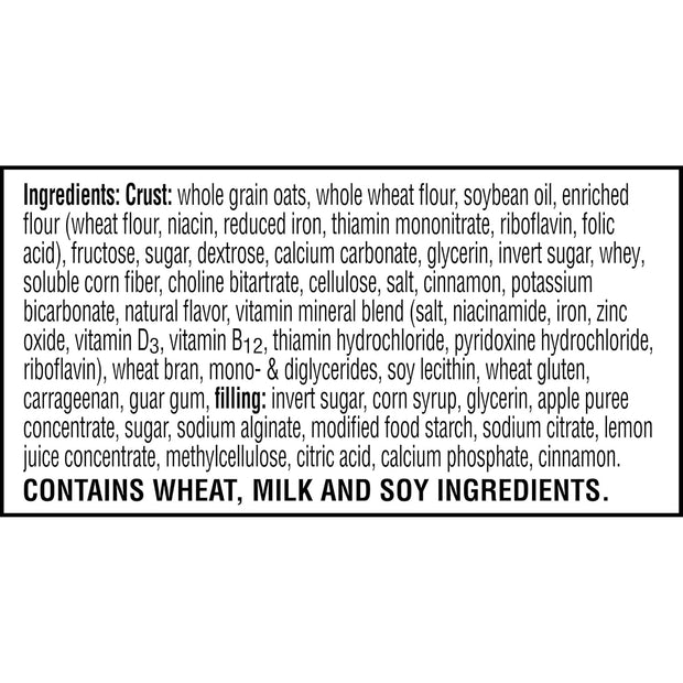 Nutri-Grain Breakfast Bars, Made with 10g Whole Grains, Snack Bars, Apple Cinnamon, 20.8oz Box (16 Count)