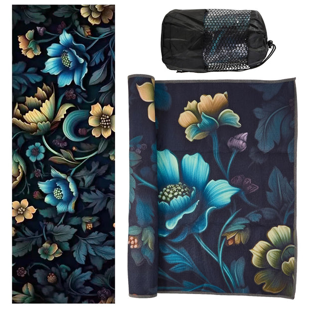 Yoga Towels, Non Slip Hot Yoga Mat Towel with Grip Dots,Super-Absorbent Soft Microfiber Yoga Blanket for Pilates, Fitness and Workout 72inch x 24inch