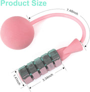 Jump Rope, Training Ropeless Skipping Rope for Fitness, Adjustable Weighted Cordless Jump Rope for Men Women Kids