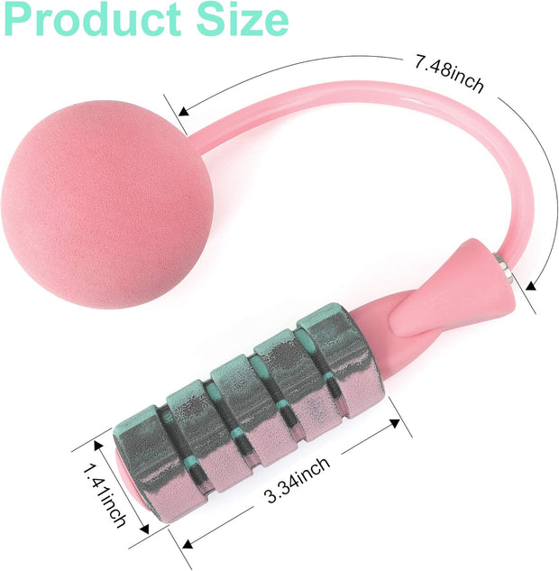 Jump Rope, Training Ropeless Skipping Rope for Fitness, Adjustable Weighted Cordless Jump Rope for Men Women Kids