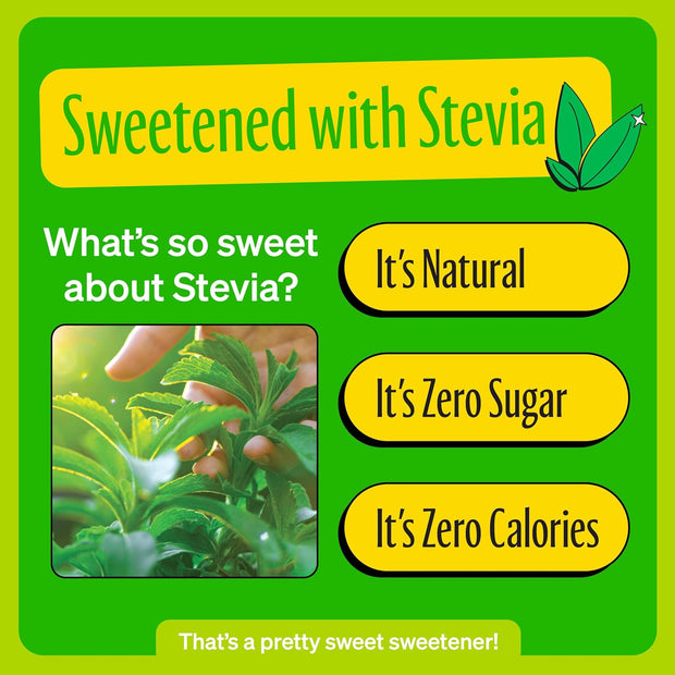 Zevia Zero Calorie Soda, Lemon Lime Twist, 12 Ounce Cans (Pack of 6)