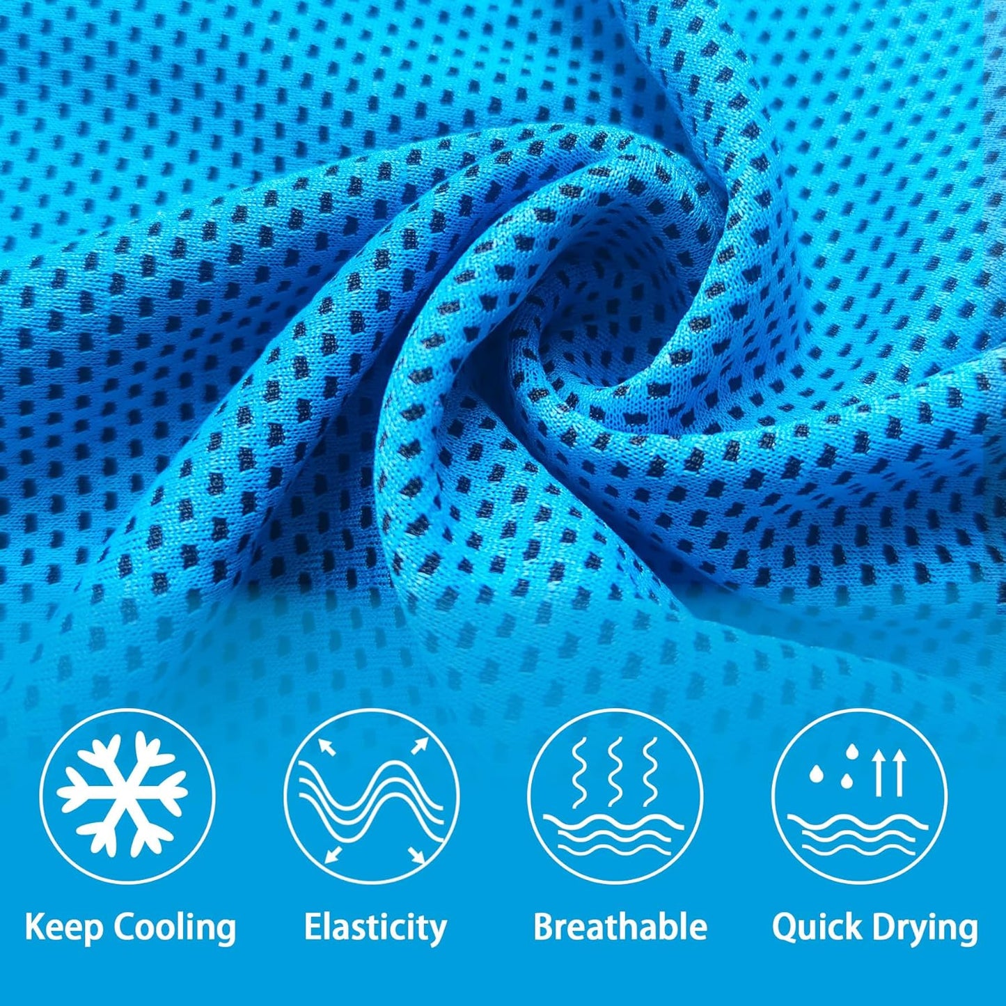 30Pack Cooling Towels for Neck and Face (40"x12"), Ice Microfiber Cooling Towels Bulk for Workout Chill Sweat Towels Cooling Neck Wraps for Gym Yoga Golf Running Sport