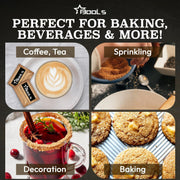 Raw Sugar Packets 500 Count, – Individually Wrapped Turbinado Cane Sugar – Perfect for Coffee, Tea, and On-the-Go Sweetening