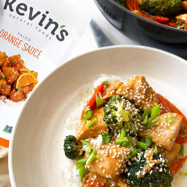 Kevin's Natural Foods Paleo Simmer Sauce Variety Pack - Stir-Fry Sauce, Gluten Free, No Preservatives, Non-GMO - 3 Pack (Teriyaki/Thai Coconut/Korean BBQ)