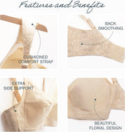 Playtex Women's Wireless Bra, 18 Hour Plus-Size Bras Available, Full Coverage, Smoothing, 4693, Single or 2-Pack