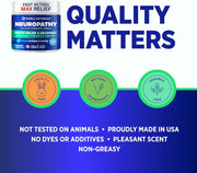 OWELL NATURALS Neuropathy Cream Extra Strength Nerve Relief Cream for Foot, Hands, Legs, Toes with Arnica, Vitamin B6, Aloe Vera, MSM - Made in USA