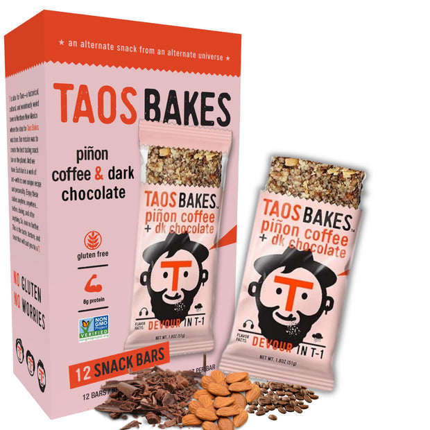 Taos Bakes - Variety Pack - Breakfast Bars - High Protein and High Fiber packed Granola Bars - Gluten Free & Non-GMO - Healthy Snacks for Adults & Kids – Trail Mix Bars - 12 Pack, 1.8oz ea