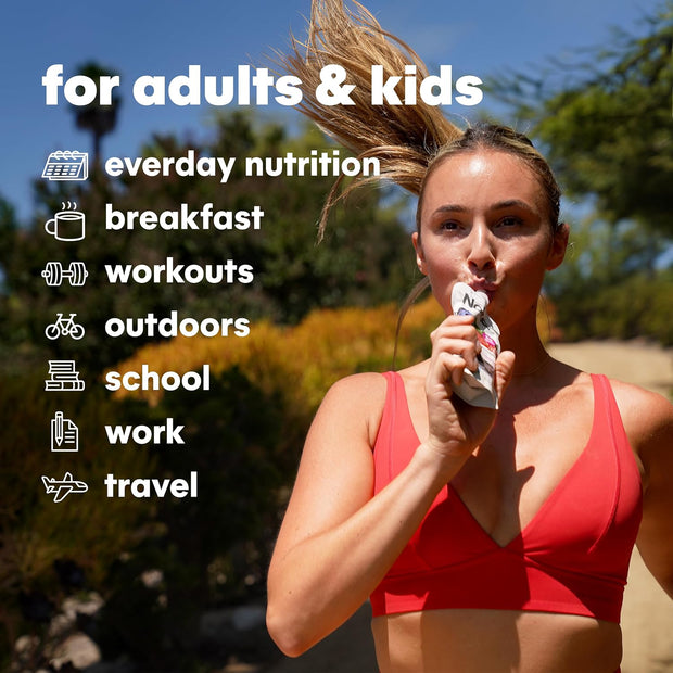 Noka Organic Superfood Smoothie Pouches – Super Berry – Immune Support with Elderberry, Vitamin C & Plant Protein, Organic Healthy Snacks for Kids & Adults, 4.22oz (12 Pack)