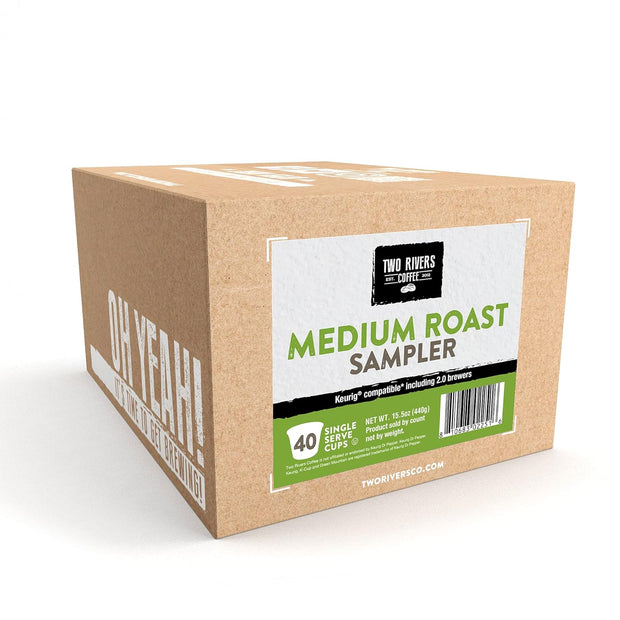 Two Rivers Coffee Hot Chocolate Pods Single Serve Cocoa Variety Sampler Pack Compatible with 2.0 Keurig K-Cup Brewers, 40 Count