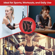 Nordic Lifting Elbow Compression Sleeves (1 Pair) – Support for Pain Relief, Tendonitis, Golfer’s & Tennis Elbow Recovery