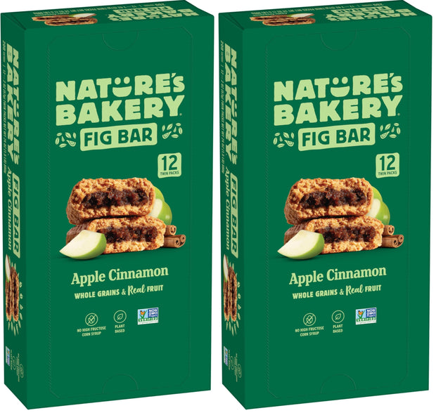 Nature’s Bakery Whole Wheat Fig Bars, Strawberry, Real Fruit, Vegan, Non-GMO, Snack bar, 7 boxes with 12 twin packs (84 twin packs)
