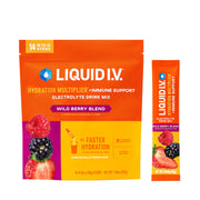 Liquid I.V.® Hydration Multiplier +Immune Support - Tangerine | Electrolyte Powder Drink Mix | 1 Pack (14 Servings)