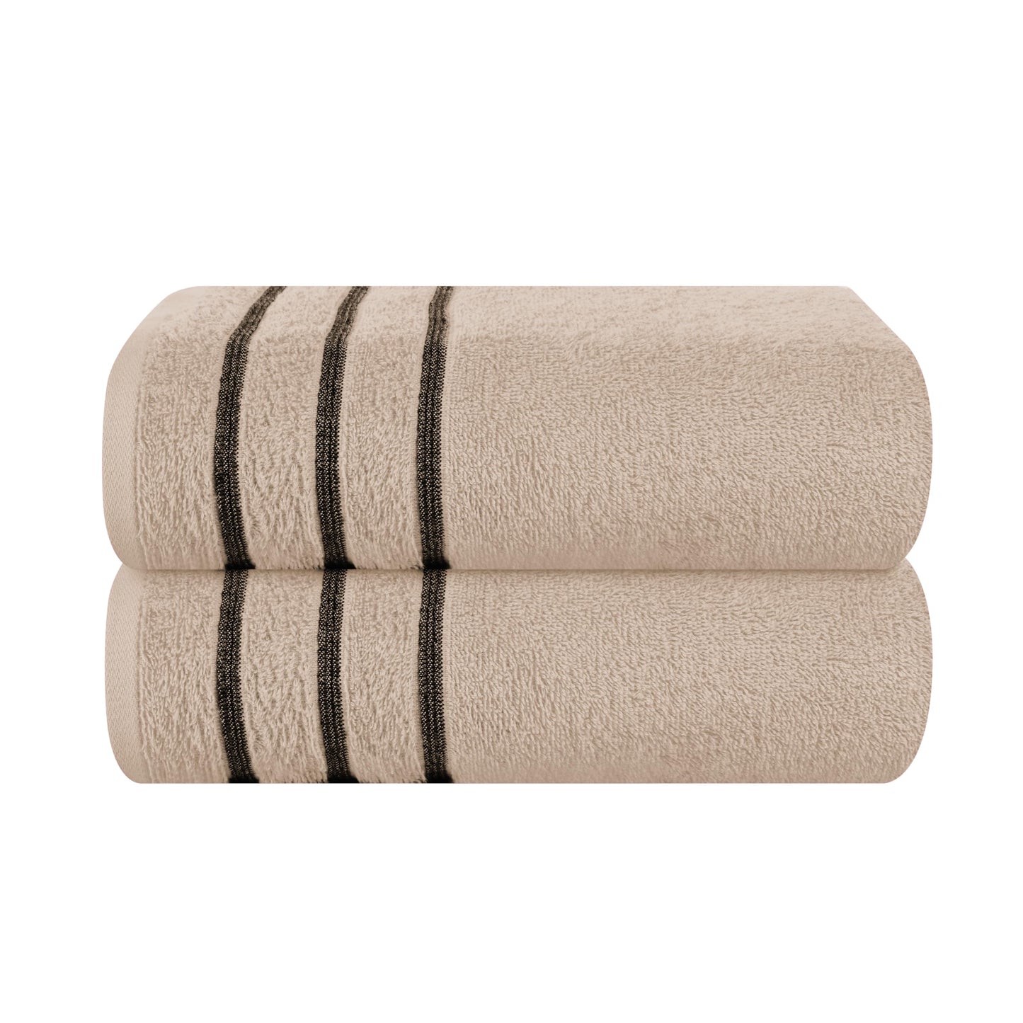 MyOwn Cotton 2 Pack Oversized Bath Towel Set 28x55 inches, Large Bath Towels, Ultra Absorbant Compact Quickdry & Lightweight Towel, Ideal for Gym Travel Camp Pool - Coral Orange, 71617