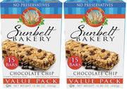 Sunbelt Bakery Chewy Chocolate Chip Granola Bars, 1.1 oz Bars, 15 Count