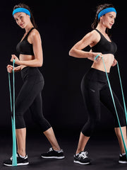 NELEUS Women's Tummy Control High Waist Capri Running Leggings Yoga Pants with Pocket