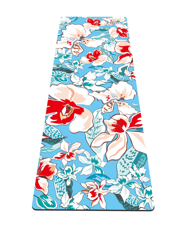 nuveti Yoga Mat Print Extra Thick TPE Non Slip Fitness Exercise Mat with Carrying Bag,72"x24" Extra Thick 6MM Exercise & Workout Mat for Yoga, Pilates Fitness and Floor Exercises