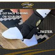 Ultra 360 Lace-Up Ankle Brace Featuring Adjustable Support with Figure-8 Straps to Reduce Ankle Pain and Speed Recovery. Orthopedic Grade Construction for Everyday Wear and Durability for Sports.