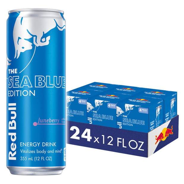 Red Bull Green Edition Energy Drink, Curuba Elderflower, with 80mg Caffeine plus Taurine & B Vitamins, 8.4 Fl Oz, 6 Packs of 4 Cans (Pack of 24)