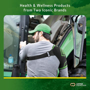 John Deere Shoulder Compression Sleeve by Copper Compression – Rotator Cuff Support for Tendonitis, Frozen Shoulder, Joint Pain & Inflammation – Seamless Knit Brace for Stability & Comfort – S/M