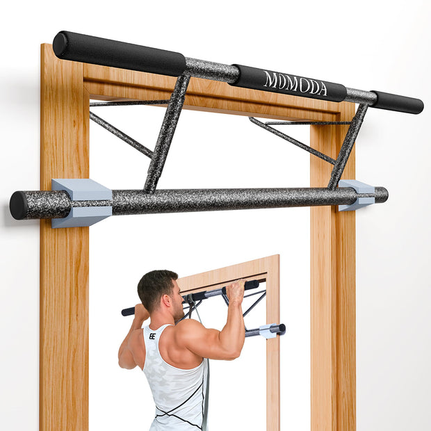 Pull Up Bar Doorway - No Screws Fitness Chin-Up Frame for Home Gym Exercise Multi-Angle Grip - 2025 Folding Upgrade (Fits Almost All Doors)