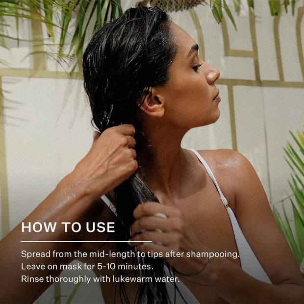 Remilia Hair Mask for Damaged Hair - Rice Protein Treatment - Deep Conditioning Mask, Volumizing & Repairing, Vegan, Made in USA 6.7 fl oz