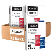 RXBAR Minis Protein Bars, 6g Protein, Gluten Free Snacks, Variety Pack (4 Boxes, 32 Count)