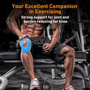 PreCut Kinesiology Tape for Knees, 12PCS Upgraded Waterproof KTQUICK Knee Tape for Knee Pain Relief Pre Cut, Original Cotton Athletic Knee Tape, Waterproof&Hypoallergenic Latex-Free for Sports (Black)