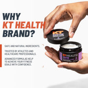 KT Health, Magnesium Cream, Activate - Warms & Loosens Tight Muscles - Use Pre-Workout to Reduce Stiffness