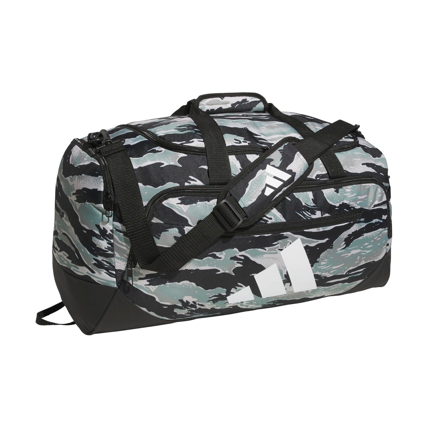 adidas Defender 5.0 Duffel, Durable Travel Gym Sports Bag for Men and Women