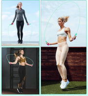 Jump Rope for Women Men, Fitness Jumprope for Women Workout, Adjustable Adult Exercise Skipping Rope