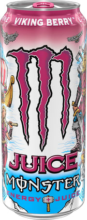 Monster Energy Juice Viking Berry, Energy + Juice, Energy Drink, 16 Ounce (Pack of 15)