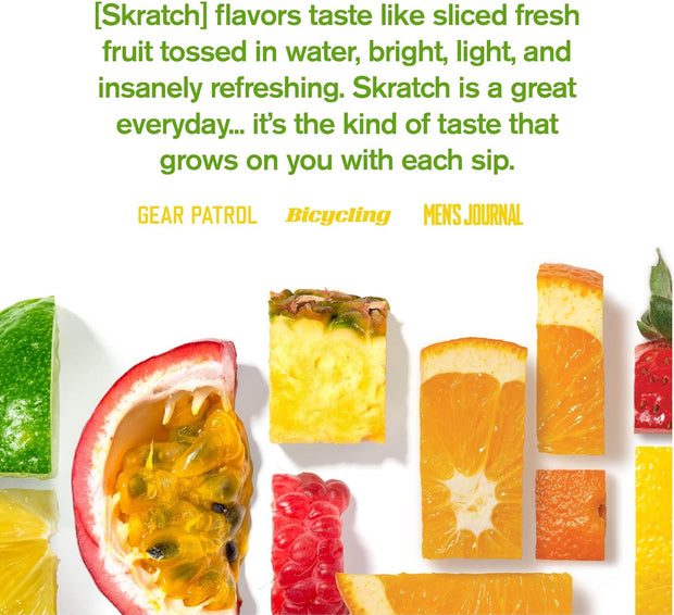 Skratch Labs Hydration Packets - Hydration Drink Mix, Variety Pack (20 Single Serving Packets) - Electrolyte Powder Developed for Athletes and Sports Performance, Gluten Free, Vegan, Kosher