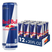 Red Bull Energy Drink with 151mg Caffeine plus Taurine & B Vitamins, 16 Fl Oz, Pack of 12 Cans