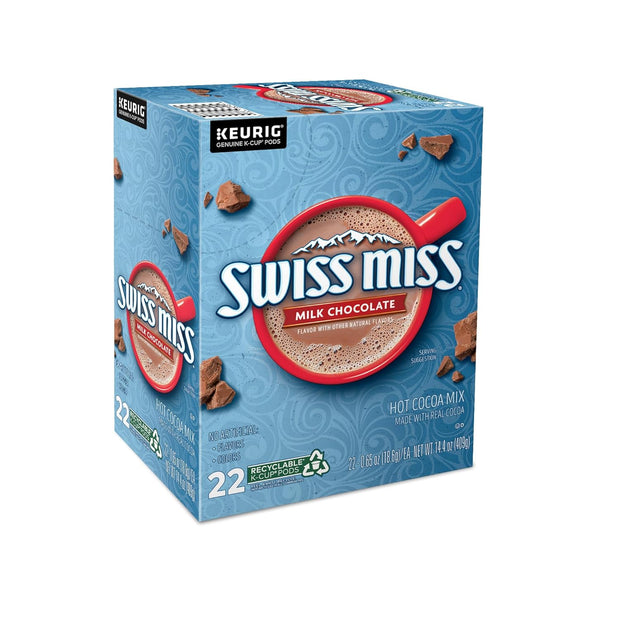 Swiss Miss Milk Chocolate Hot Cocoa, Single-Serve Keurig K-Cup Pods, Hot Chocolate, 44 Count