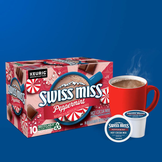 Swiss Miss Milk Chocolate Hot Cocoa, Single-Serve Keurig K-Cup Pods, Hot Chocolate, 44 Count