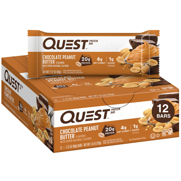 Quest Nutrition Chocolate Lovers Variety Pack, High Protein, Low Carb, Gluten Free, Keto Friendly, 12 Count