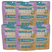 Wholly Balls Protein Bites – Healthy Plant-Based Snack – High Protein, Low Sugar, Gluten-Free Energy Balls (Pack of 6, Sampler Pack)