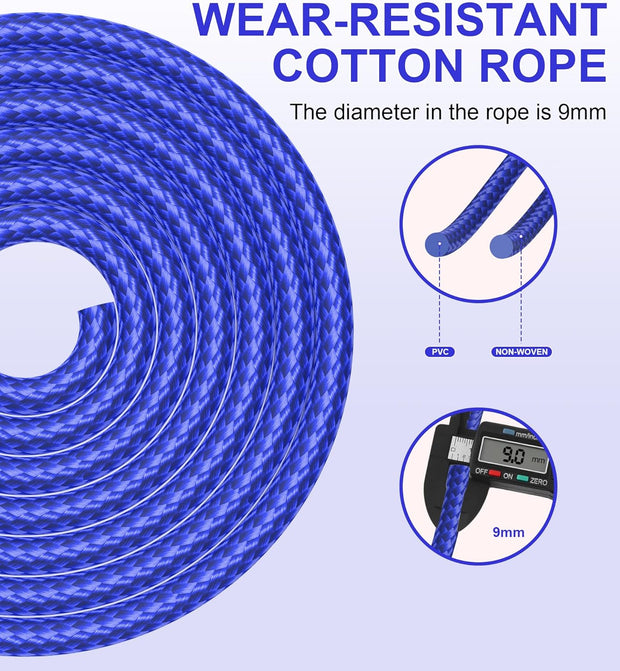 Jump Rope for Women Men, Fitness Jumprope for Women Workout, Adjustable Adult Exercise Skipping Rope