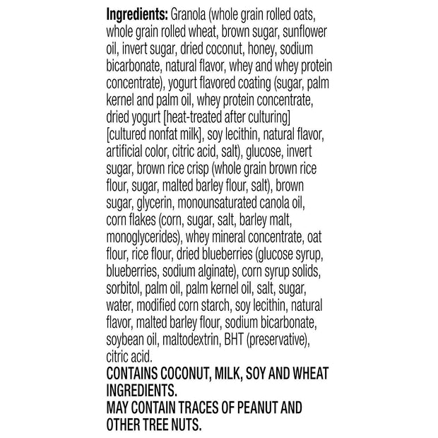 Quaker Chewy Yogurt Granola Bar, Blueberry (5 Pack)