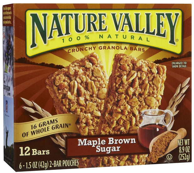 Nature Valley Maple Brown Sugar Granola Bar, 12 ct