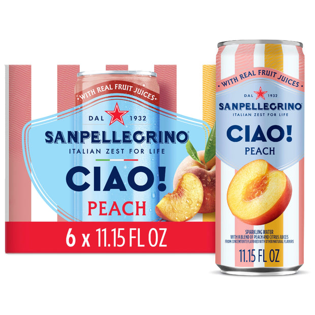 San Pellegrino Lime Ciao Sparkling Water 6 Pack