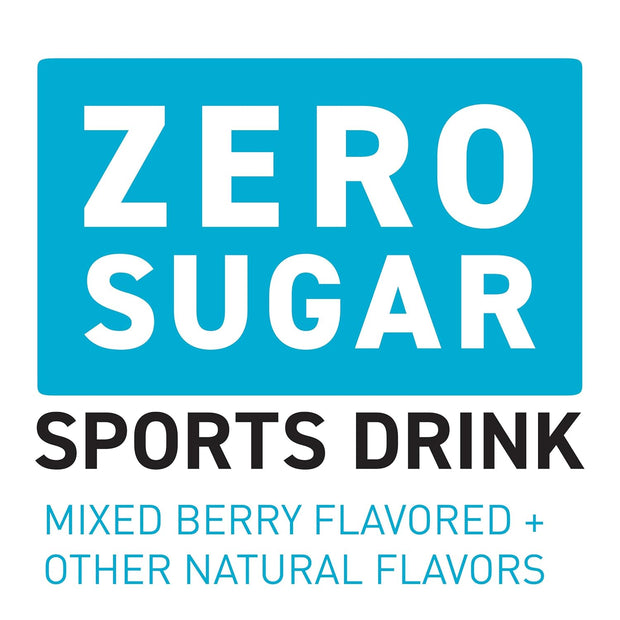 POWERADE ZERO Mixed Berry, 20 fl oz, 8 Pack