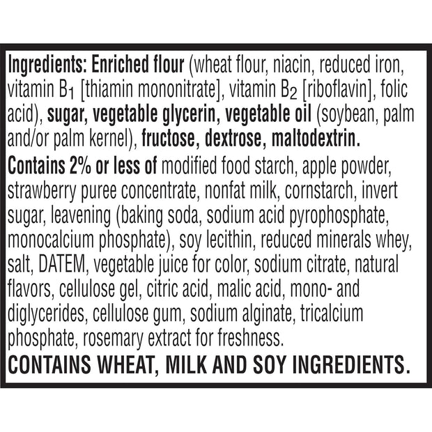 Special K Bar Pastry Crisps, 100 Calories, Breakfast Bars, Value Size, Strawberry, 15.84oz Box (36 Crisps) (Pack of 2)